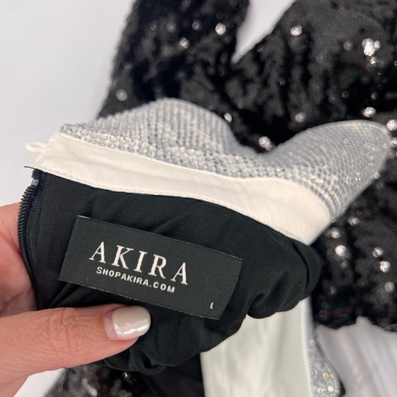 Akira MARK MY WORDS COLLARED MINI DRESS new with packaging large - Picture 9 of 13